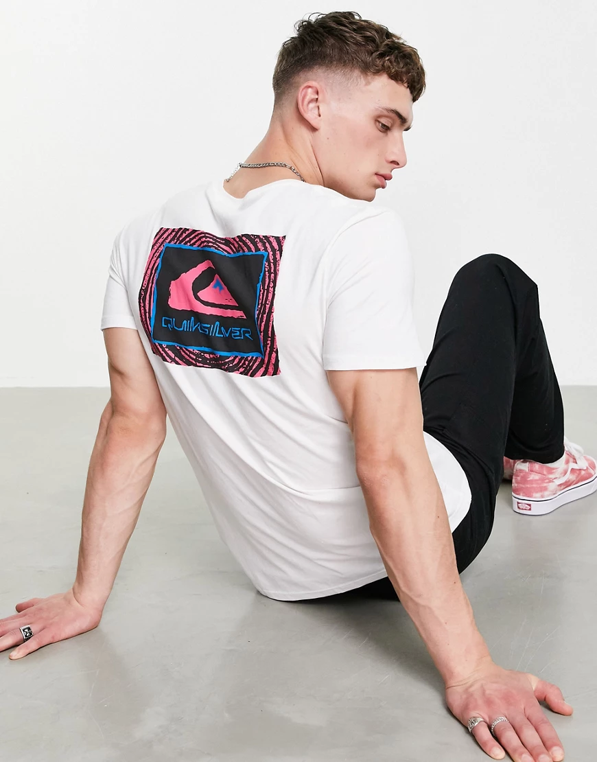 Quiksilver – Return to the moon – T-Shirt in Weiß günstig online kaufen