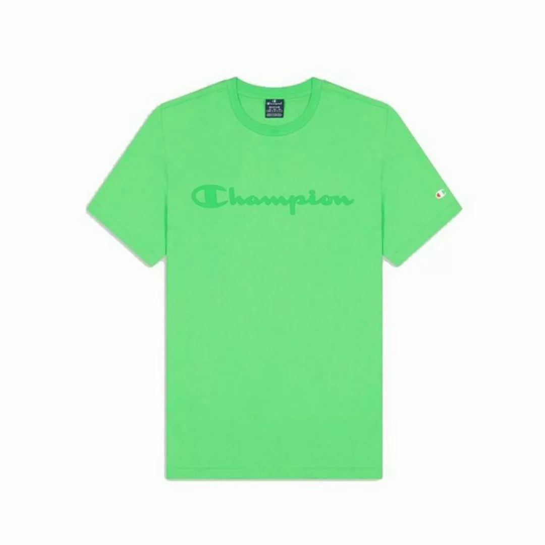 Champion T-Shirt Champion Herren Crewneck T-Shirt Rundhals mit Logo günstig online kaufen