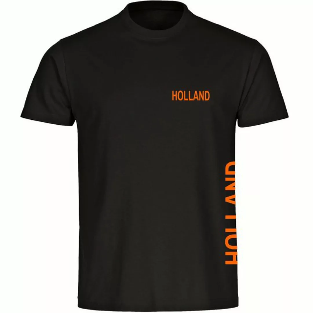 multifanshop T-Shirt Herren Holland - Brust & Seite - Männer günstig online kaufen