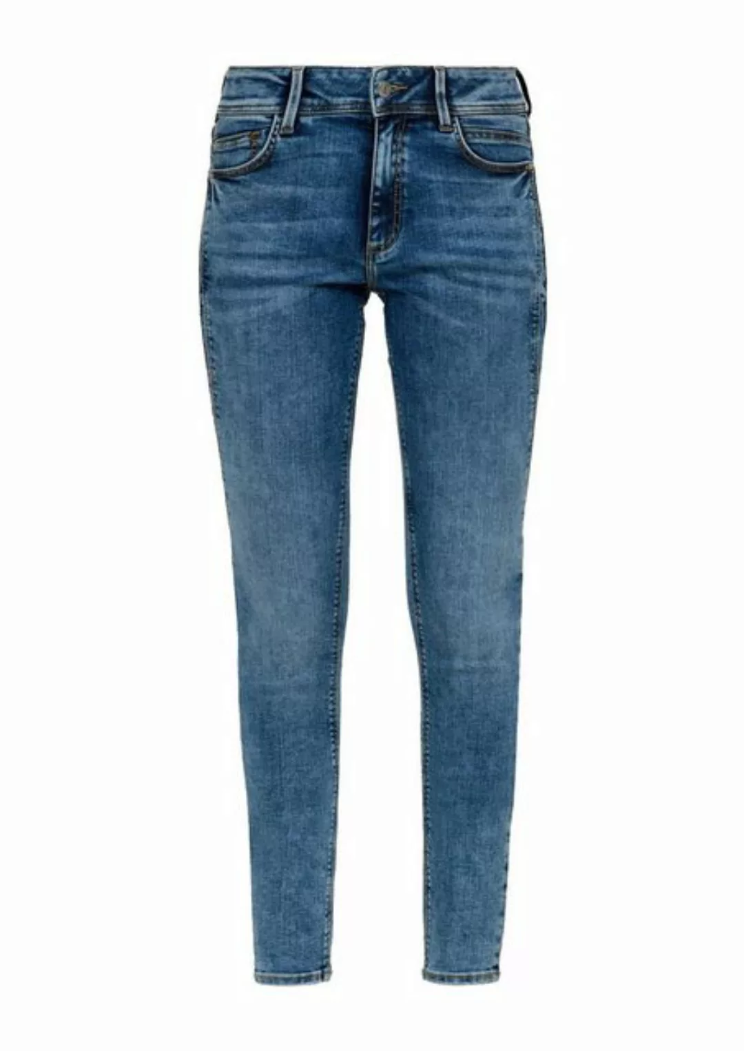 QS Skinny-fit-Jeans Sadie Skinny Fit Jeans mit Taschen in klassischer 5-Poc günstig online kaufen