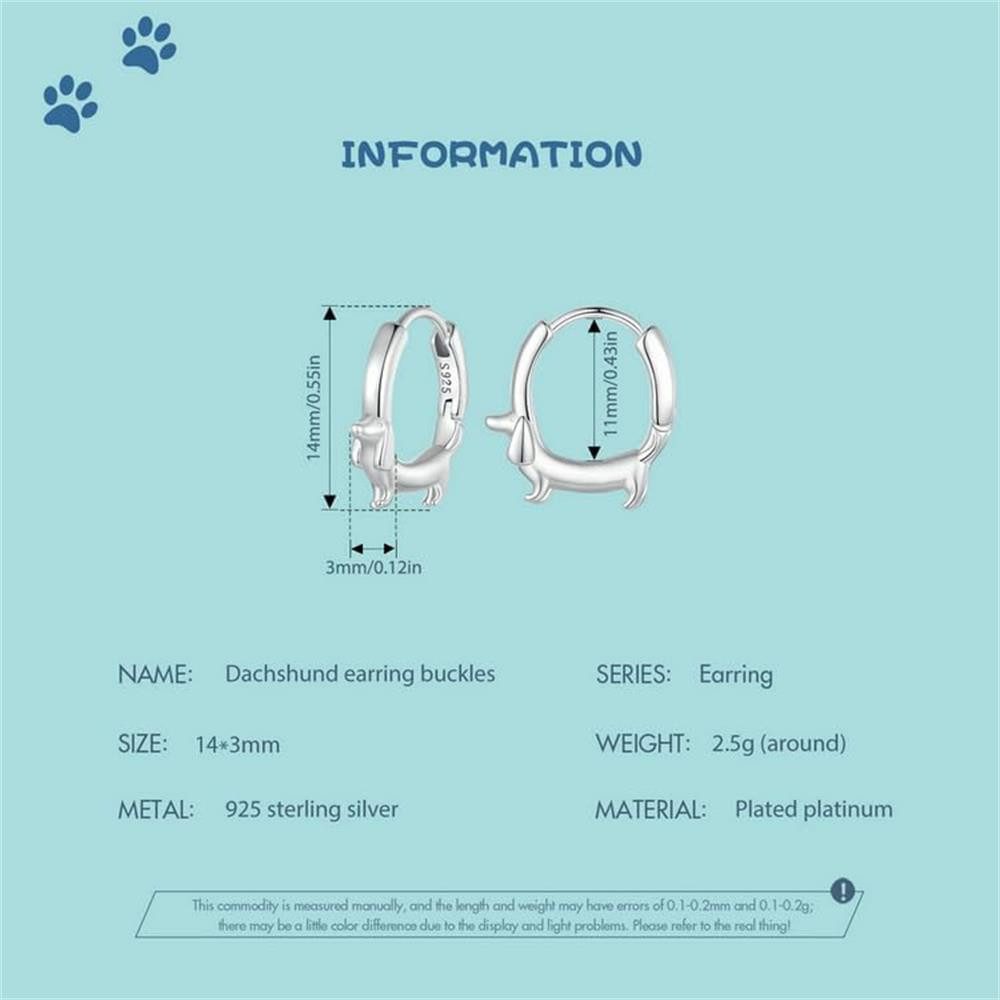 RWEUOQ Paar Creolen 925 Sterling Silber günstig online kaufen