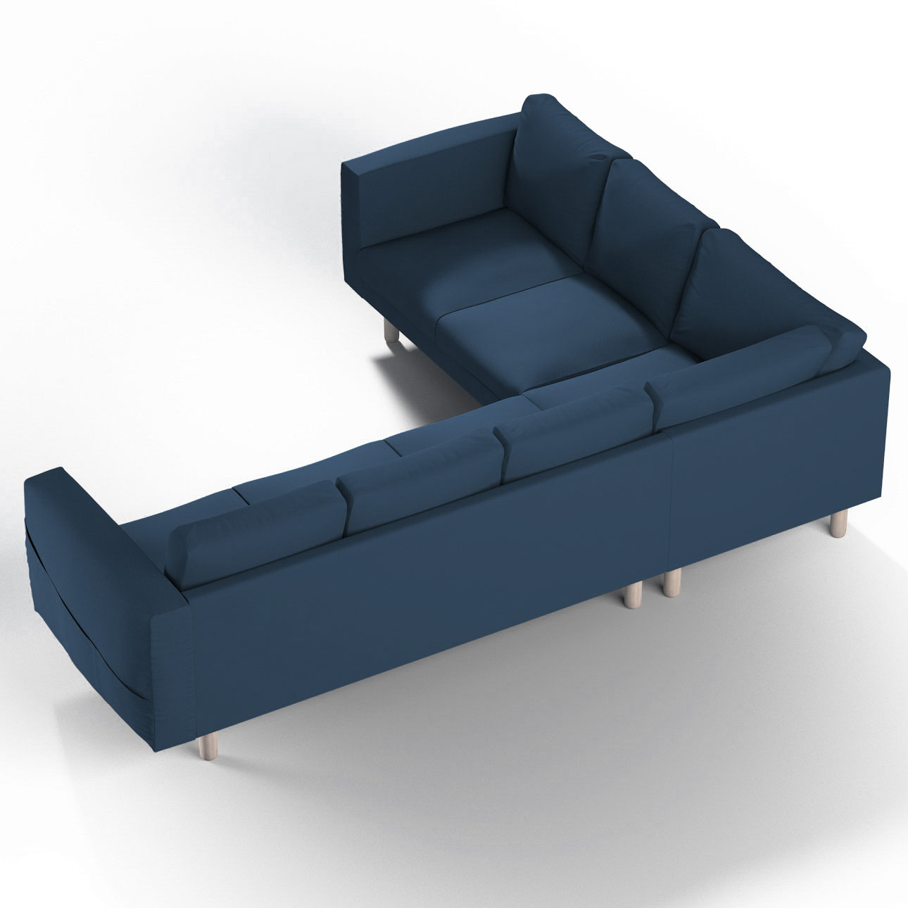 Bezug für Norsborg 5-Sitzer Ecksofa, marinenblau , Norsborg 5-Sitzer Ecksof günstig online kaufen