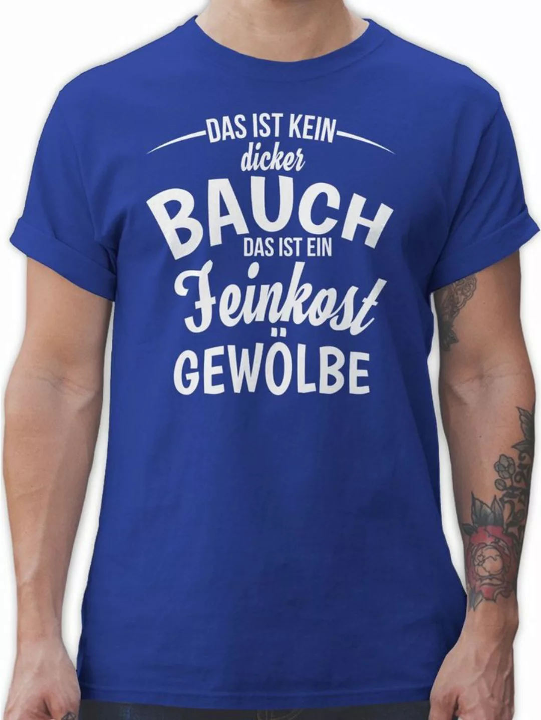 Shirtracer T-Shirt Das ist kein dicker Bauch Sprüche Statement mit Spruch günstig online kaufen