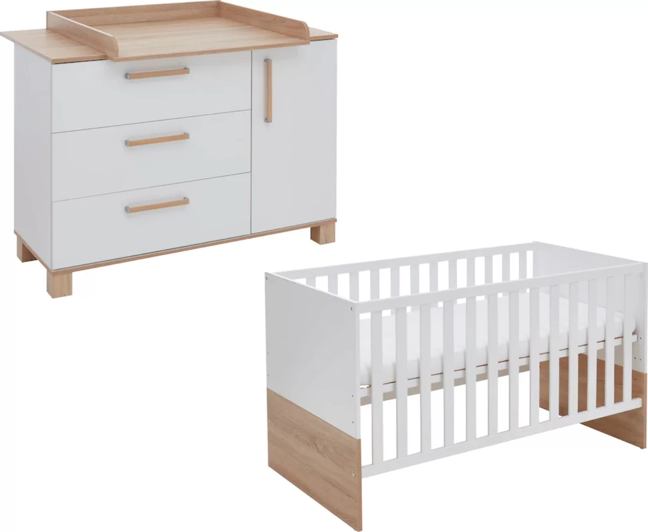 arthur berndt Babymöbel-Set "Babyzimmer Set "Jana" 2-teilig", (Spar-Set, 2 günstig online kaufen