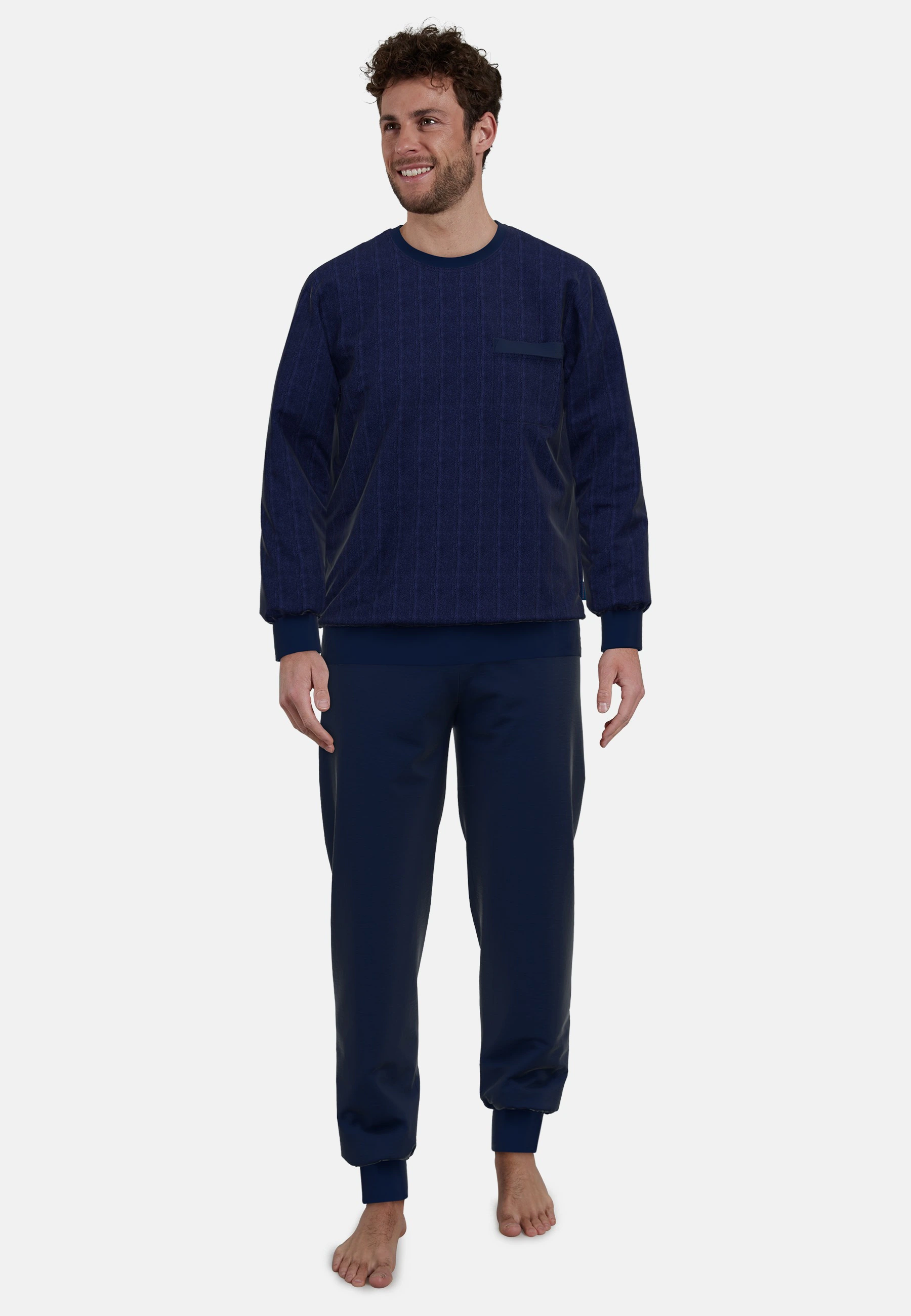 GÖTZBURG Pyjama "Zartbitter", (2 tlg.), Langarm, lange Hose, Rundhalsaussch günstig online kaufen
