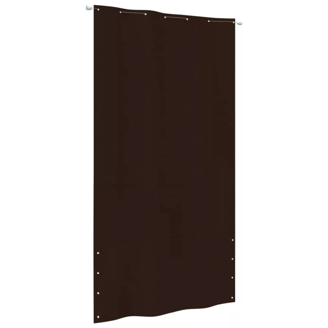 Vidaxl Balkon-sichtschutz Braun 140x240 Cm Oxford-gewebe günstig online kaufen