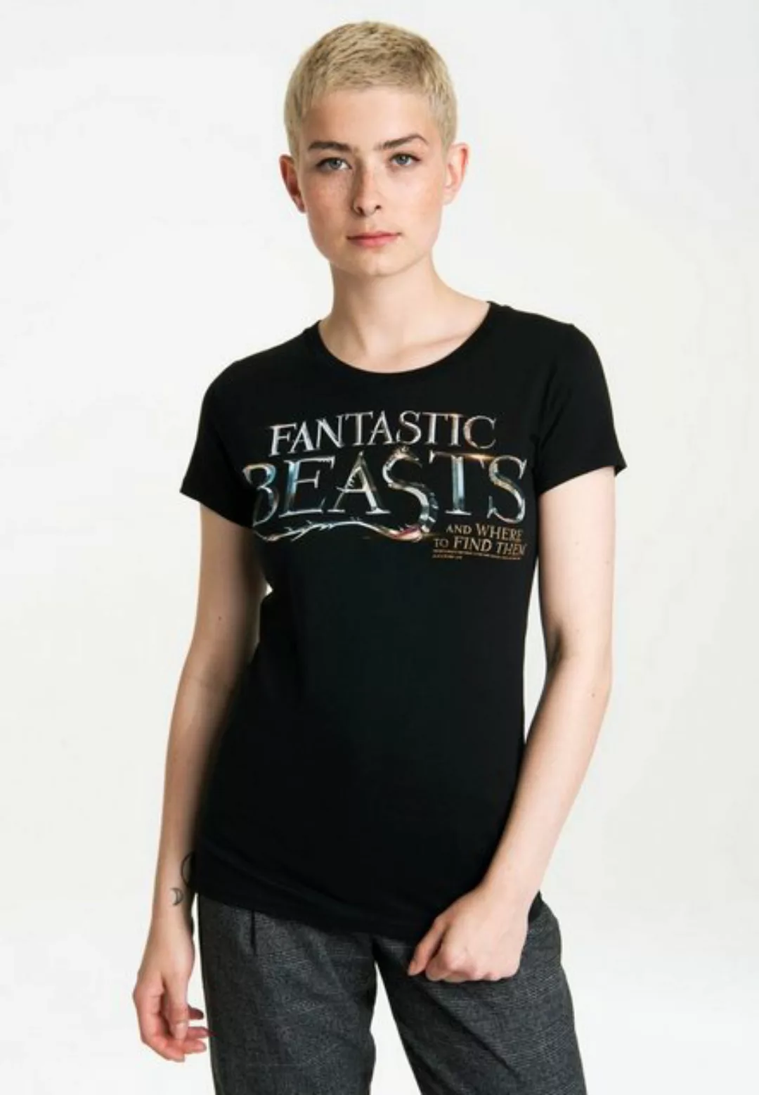 LOGOSHIRT T-Shirt Phantastische Tierwesen mit mystischem Logo-Print günstig online kaufen