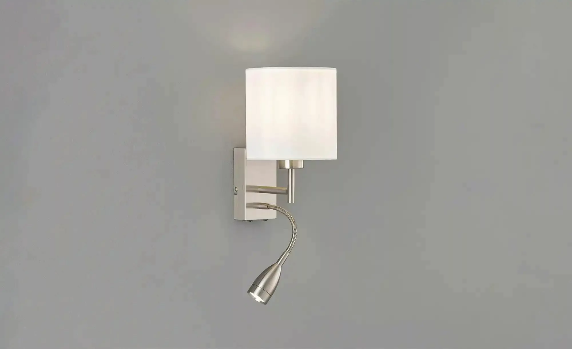 Wandlampe Dreamer LED-Leselicht nickel/Chintz weiß günstig online kaufen