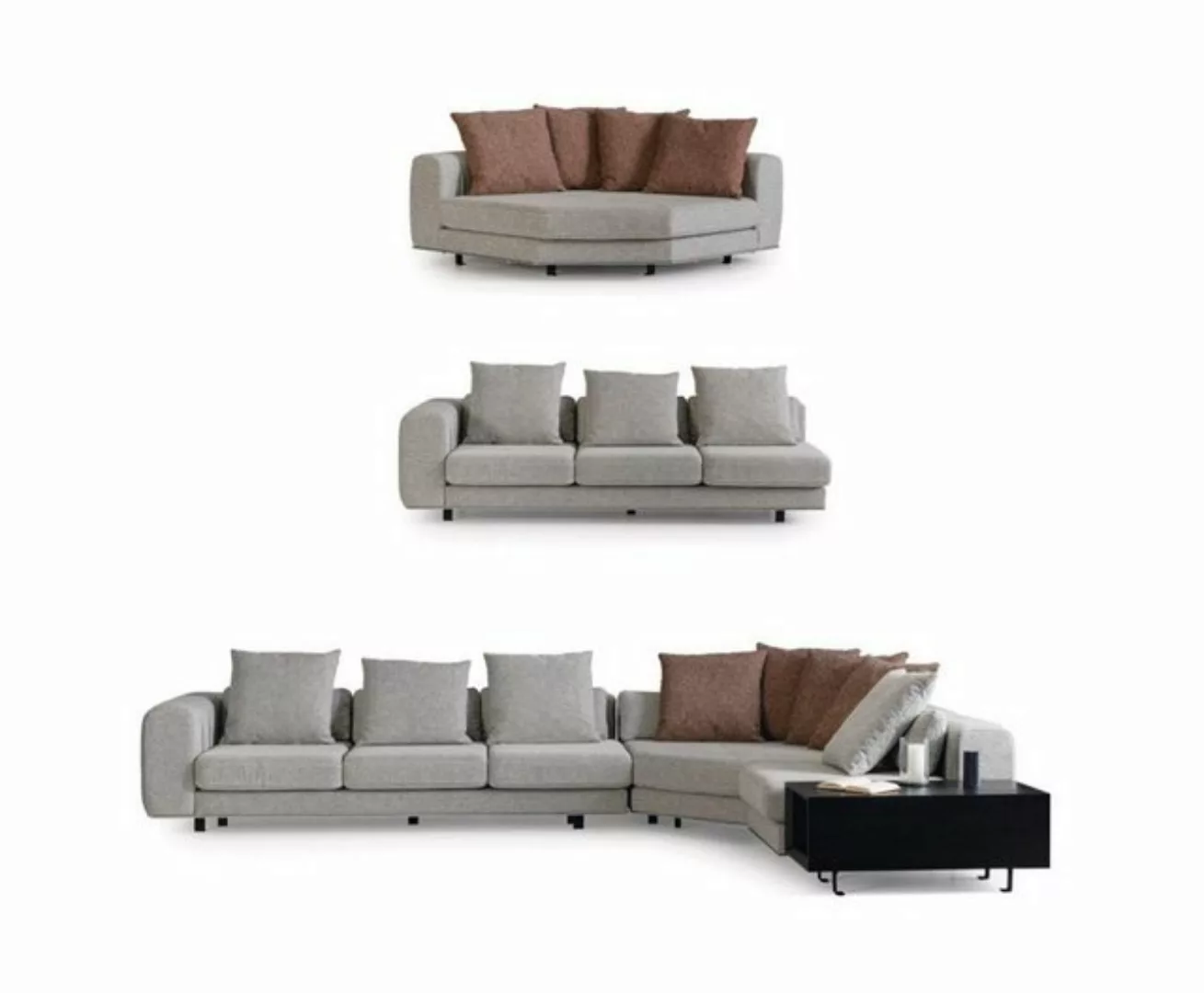 JVmoebel Ecksofa, Wohnlandschaft Sofa Ecksofa Design Möbel Couch L-Form Neu günstig online kaufen