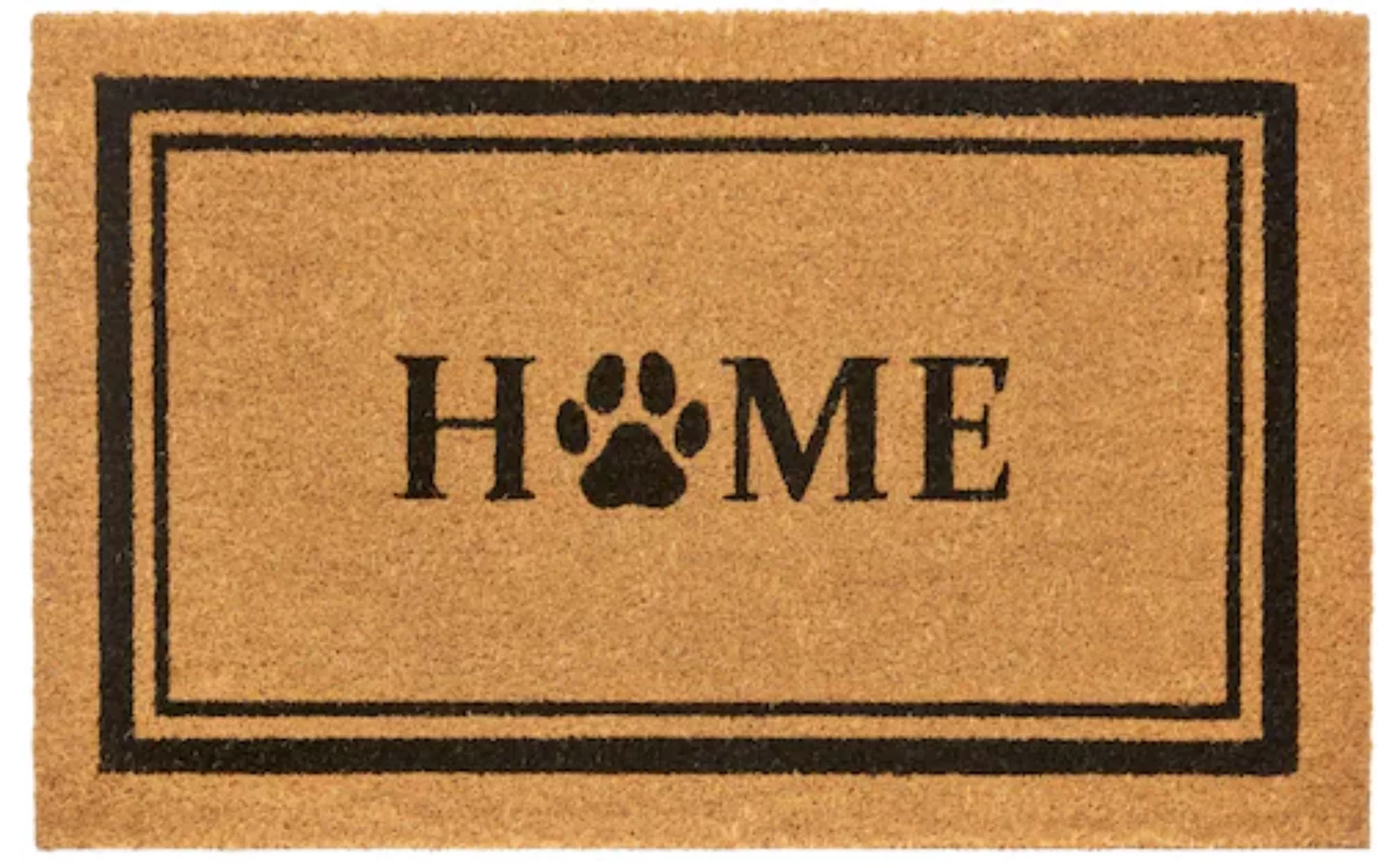 HANSE Home Fußmatte »Home«, rechteckig, Kokos, Schmutzfangmatte, Outdoor, R günstig online kaufen