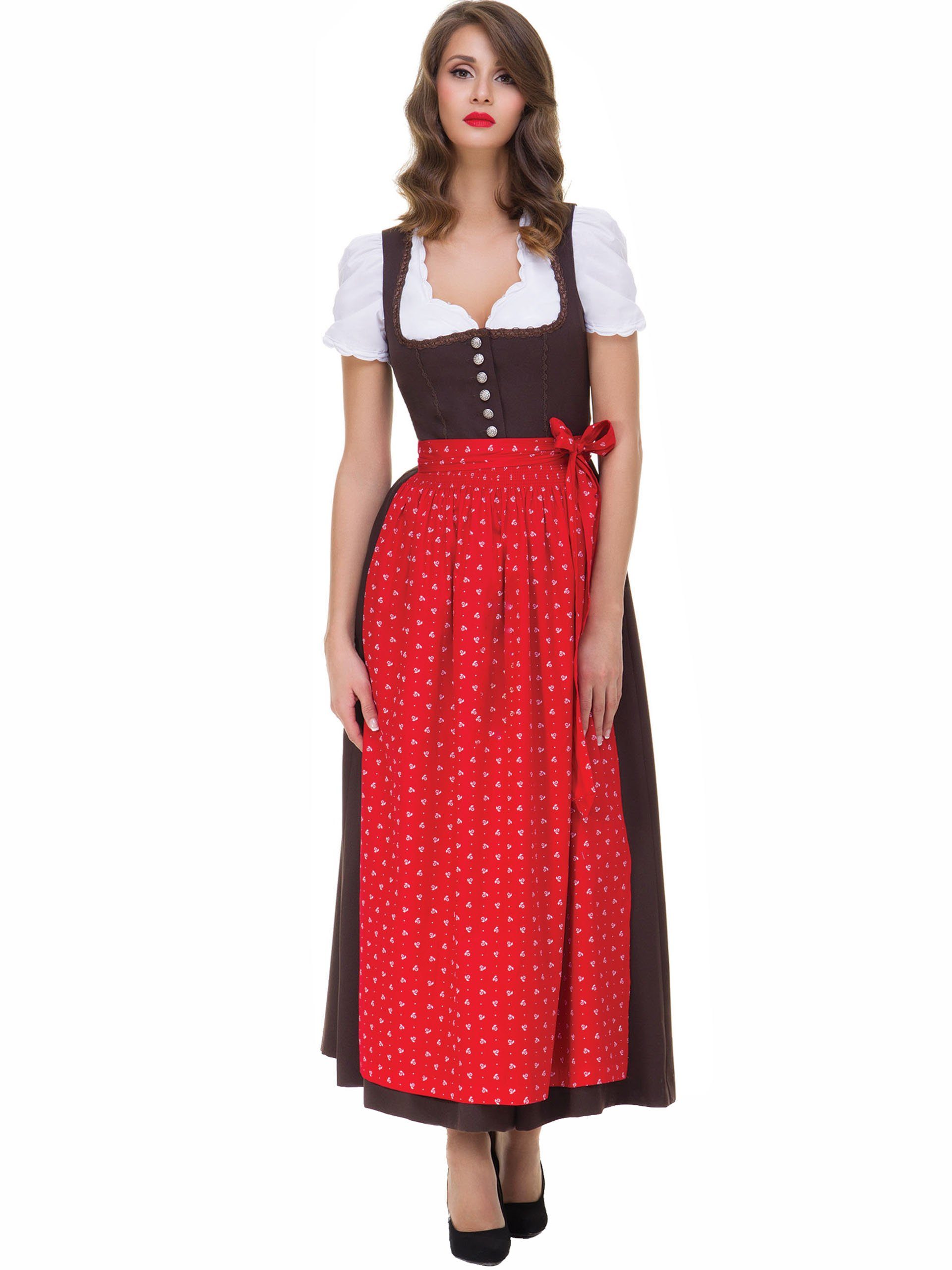 Almbock Dirndl Langes Dirndl Elena (2-tlg) günstig online kaufen