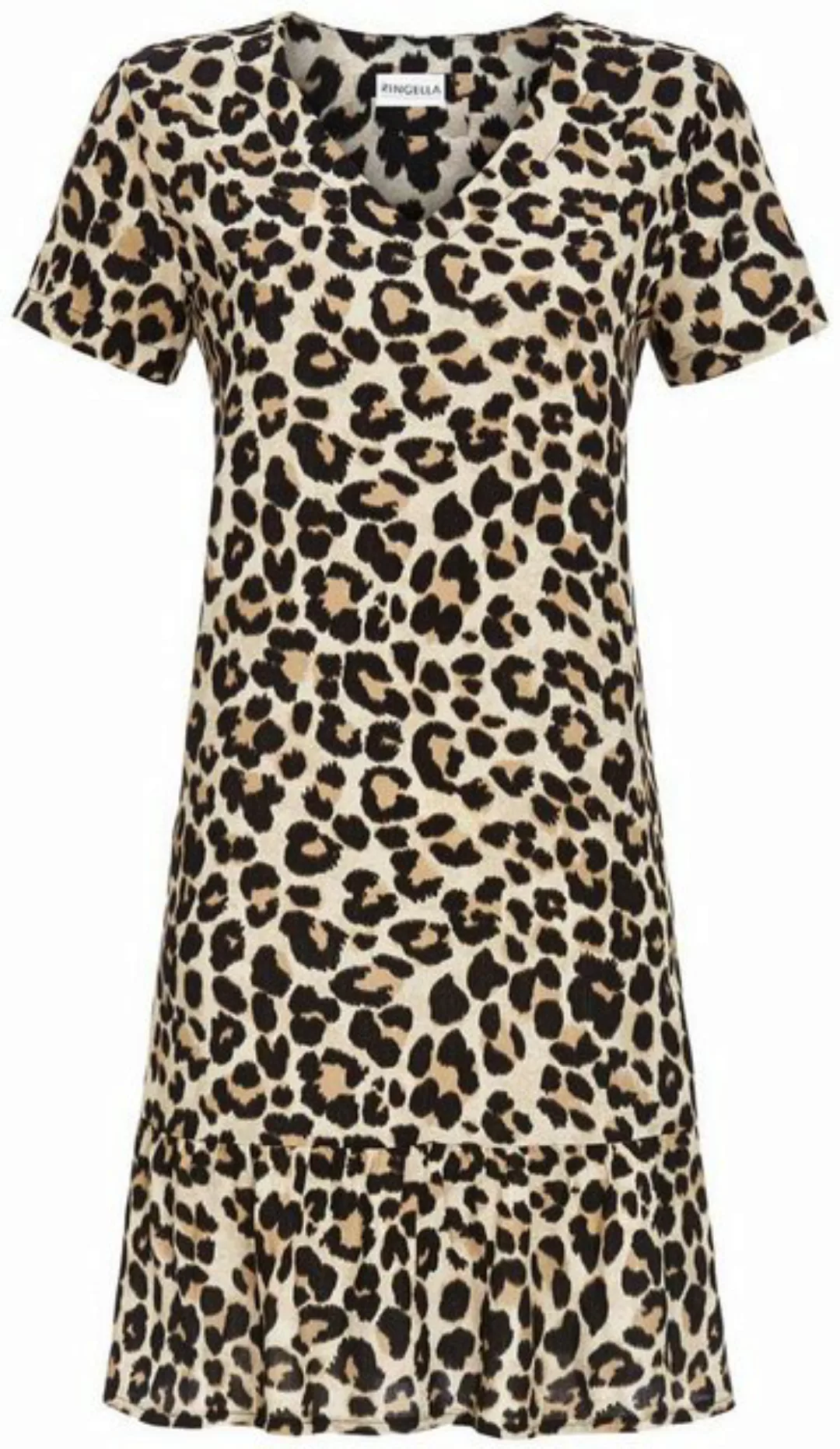 Ringella Strandkleid Damen Kleid im Animal Print (1-tlg) V-Ausschnitt günstig online kaufen