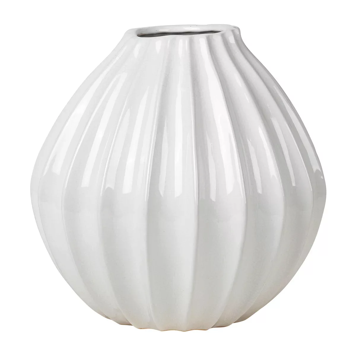 Wide Vase ivory 30cm günstig online kaufen