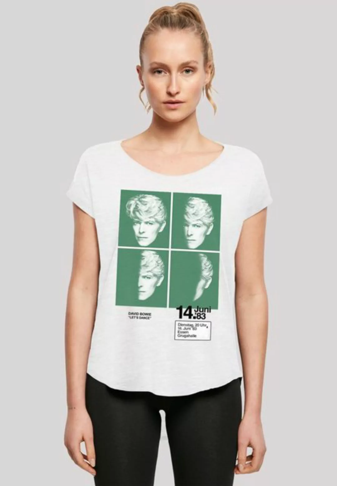 F4NT4STIC T-Shirt "David Bowie 1983 Concert Poster" günstig online kaufen