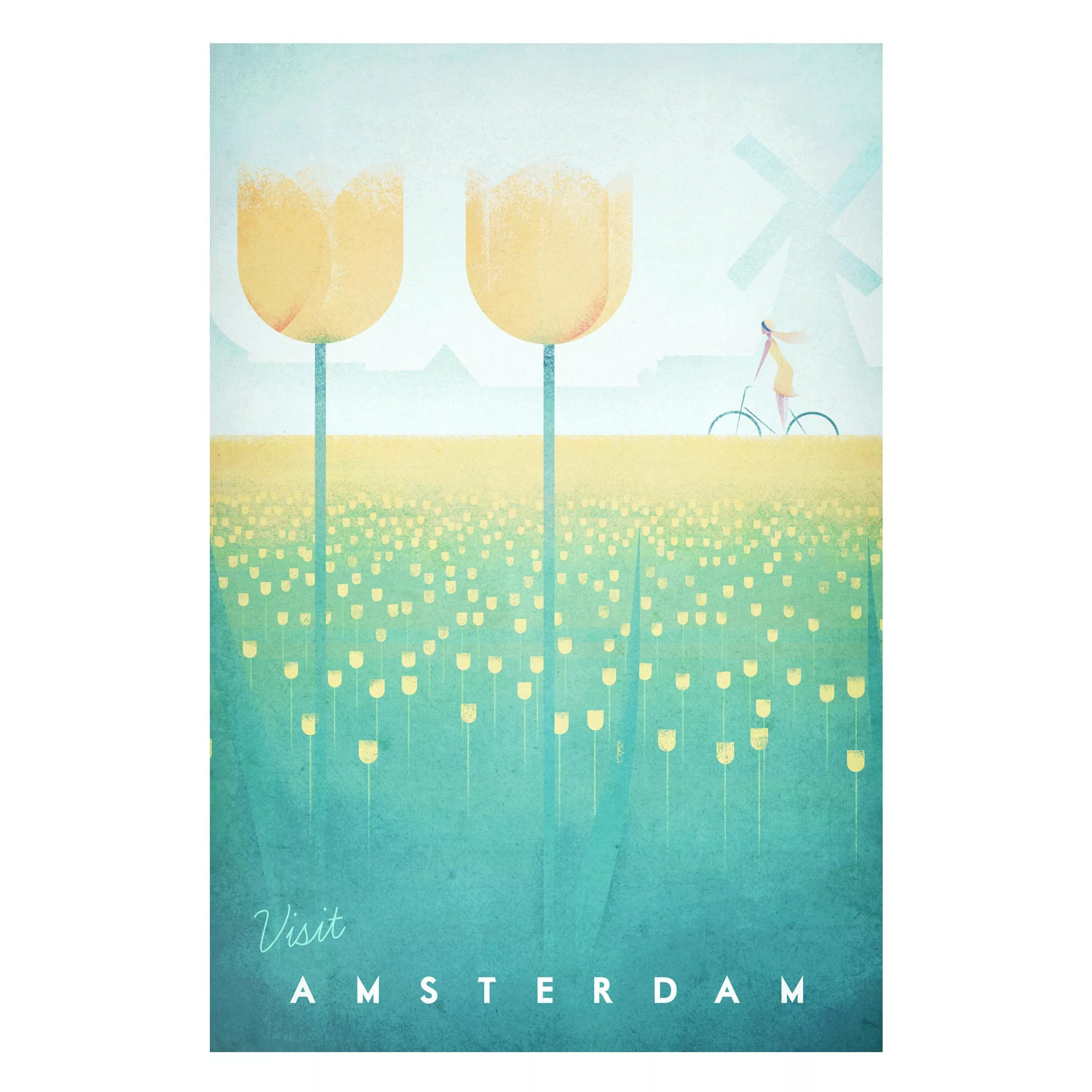 Magnettafel Blumen - Hochformat 2:3 Reiseposter - Amsterdam günstig online kaufen