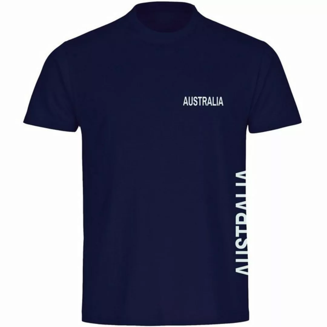 multifanshop T-Shirt Herren Australia - Brust & Seite - Männer günstig online kaufen