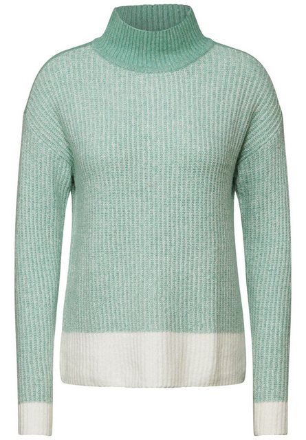 Cecil Strickpullover – Mouliné Strickpullover mit Turtleneck günstig online kaufen