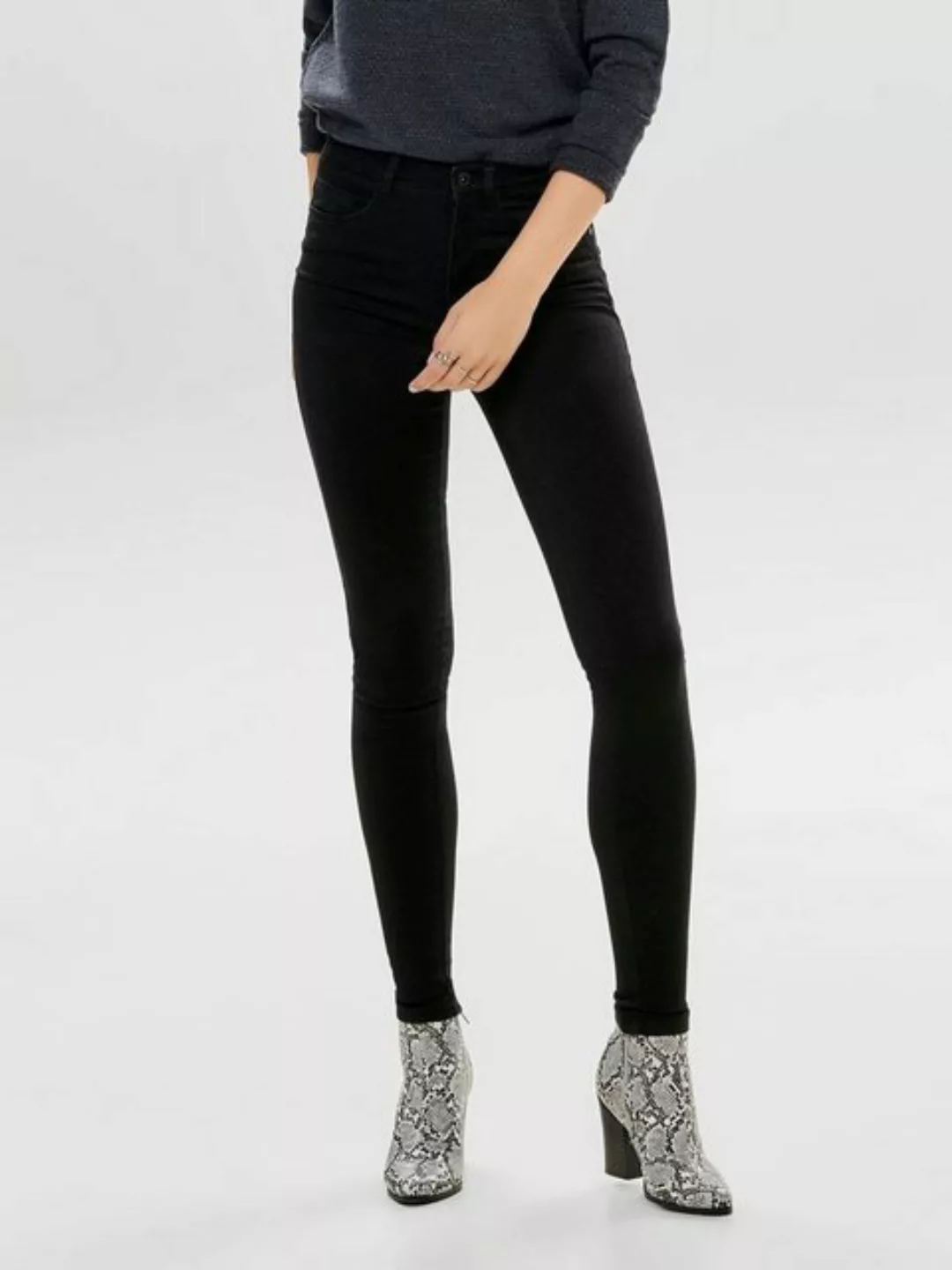 ONLY High-waist-Jeans ONLROYA HW SKINNY BJ13964 im 5-Pocket-Design günstig online kaufen