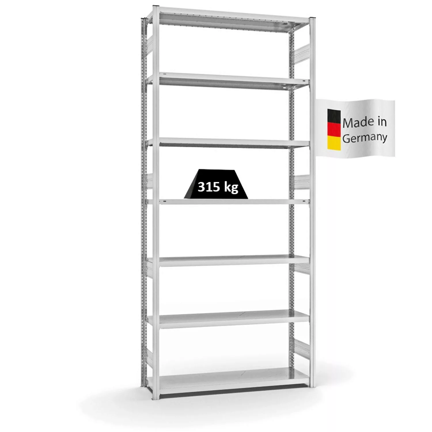 PROREGAL Fachbodenregal Stecksystem T-Profil Heavy-Duty Grundregal HxBxT 30 günstig online kaufen