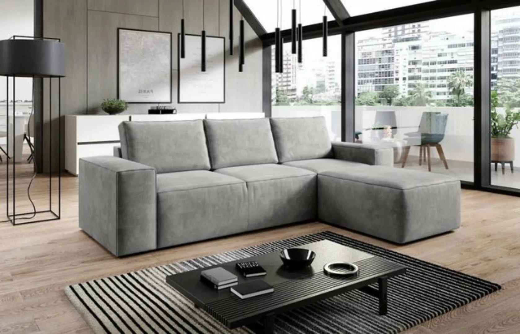 Luxusbetten24 Schlafsofa Designer Sofa Solaris, mit Schlaffunktion und Stau günstig online kaufen