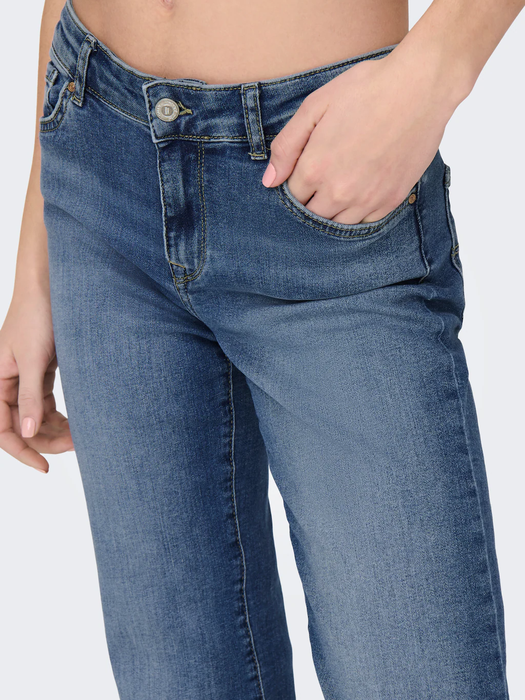 ONLY Straight-Jeans "ONLALICIA REG STRT DNM DOT879" günstig online kaufen