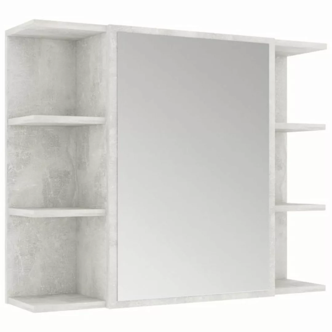 Bad-spiegelschrank Betongrau 80x20,5x64 Cm Spanplatte günstig online kaufen