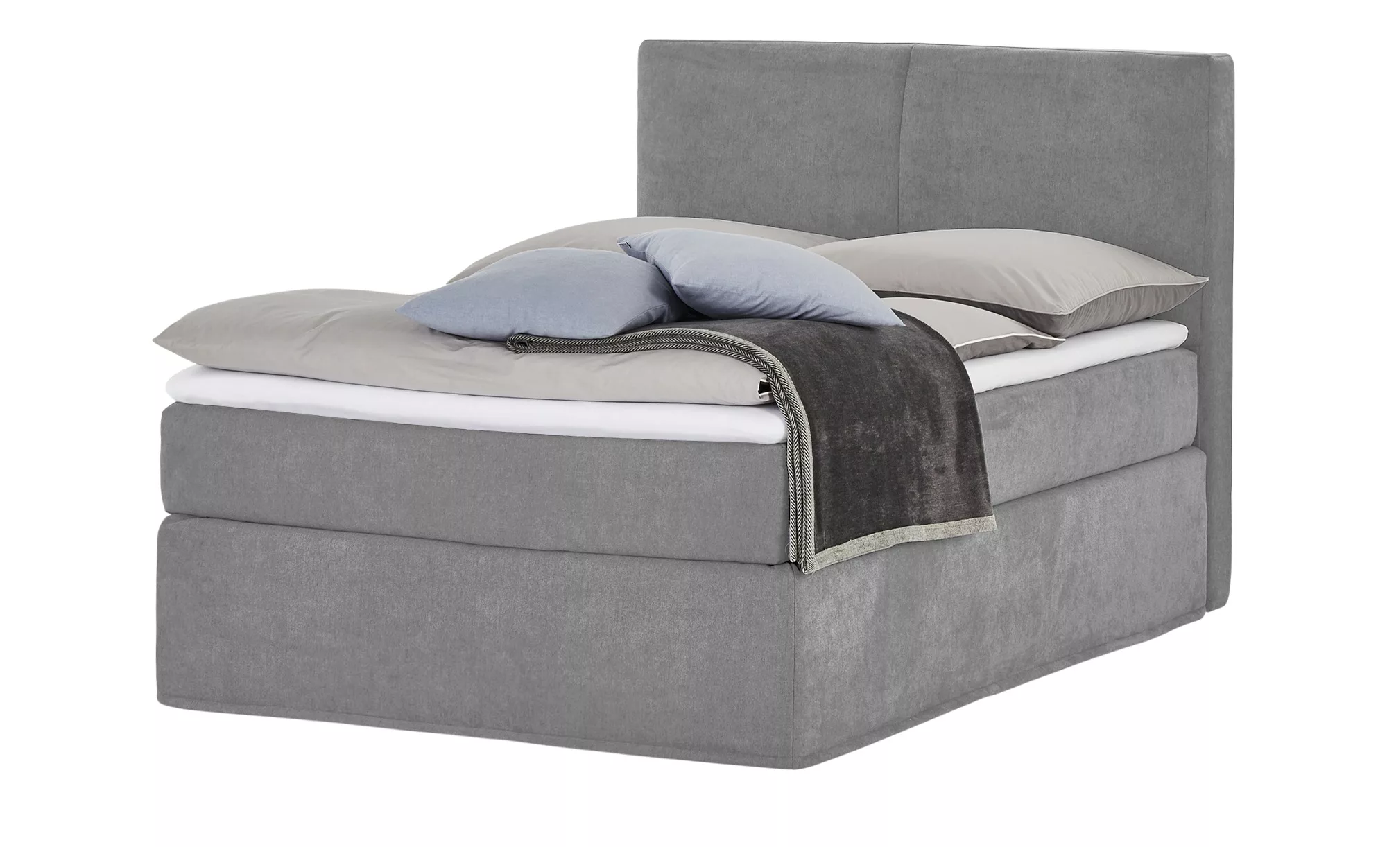 Boxi Boxspringbett 140 x 200 cm  Boxi Classic ¦ grau ¦ Maße (cm): B: 140 H: günstig online kaufen