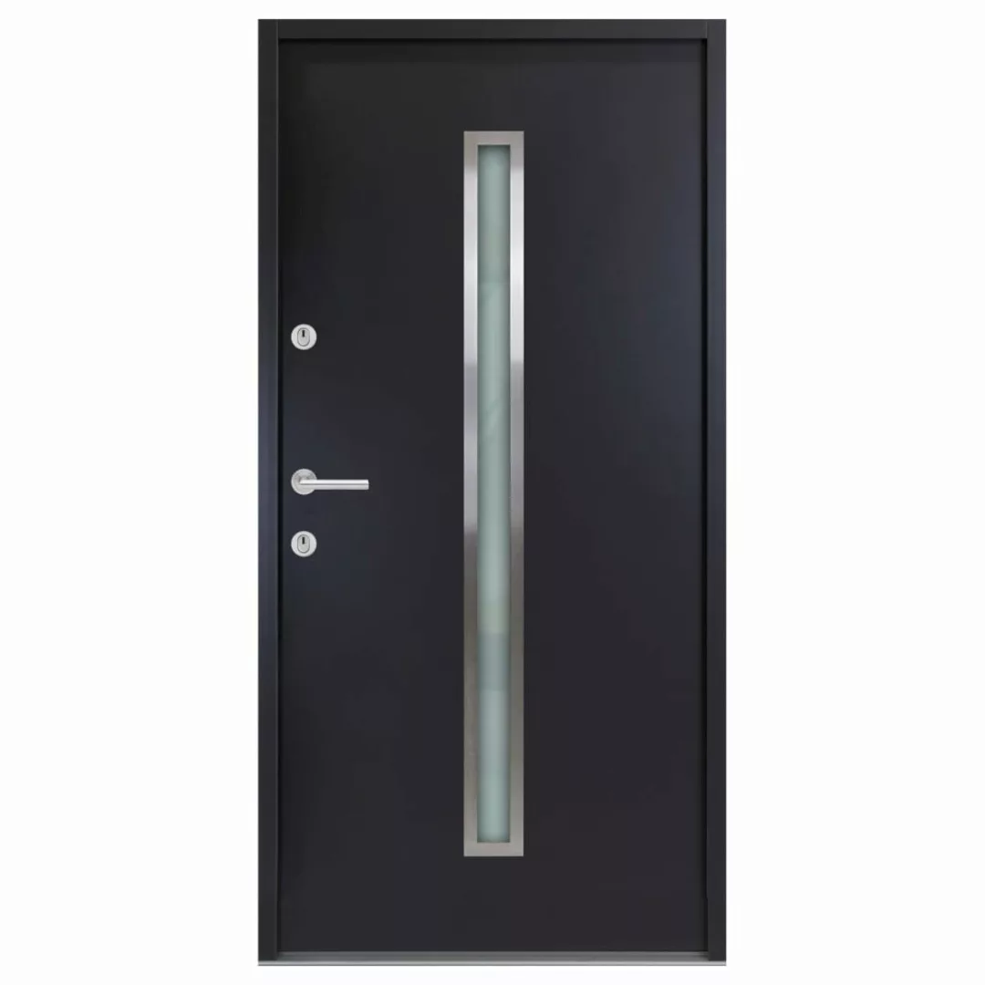 Haustür Aluminium Anthrazit 110x207,5 Cm günstig online kaufen