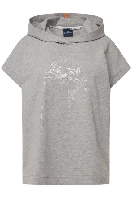 Laurasøn Sweatshirt Hoodie ärmellos Robben-Print Kapuze OEKO-TEX günstig online kaufen