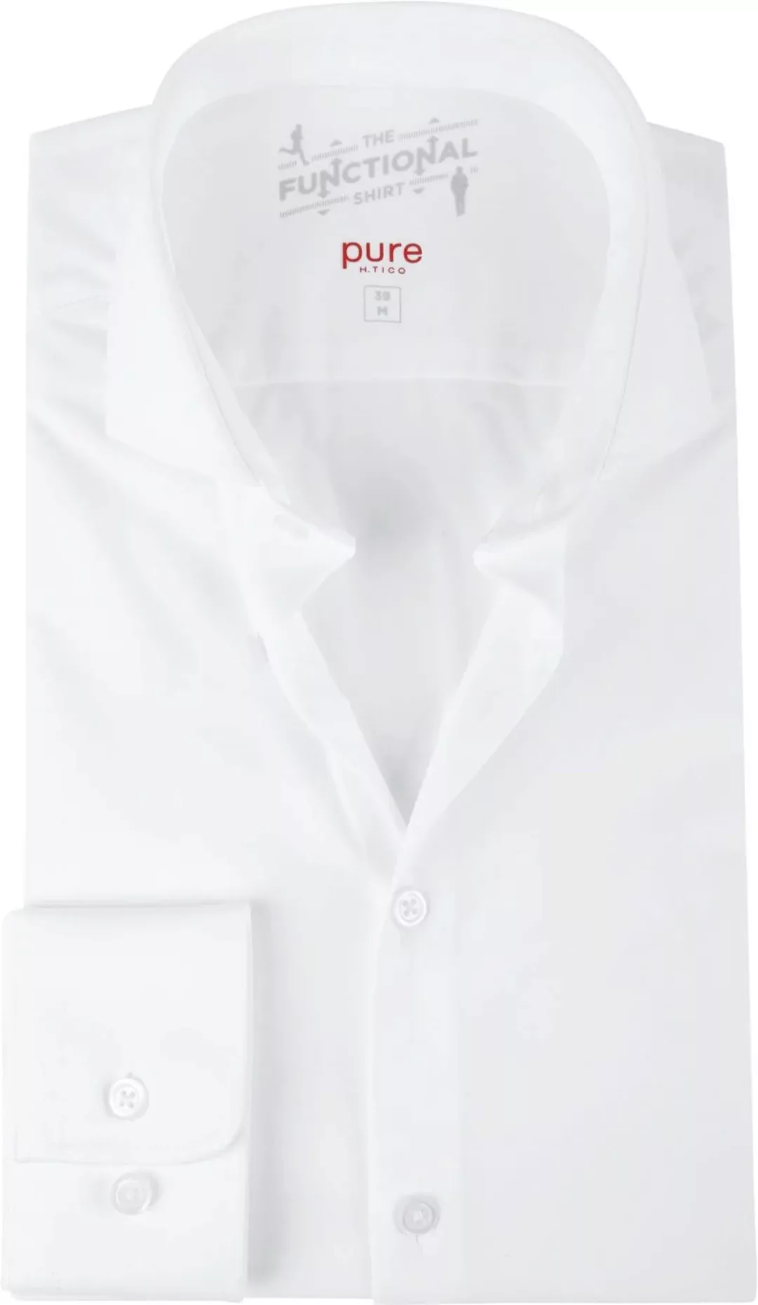 Pure H.Tico The Functional Weiß Shirt - Größe 39 günstig online kaufen