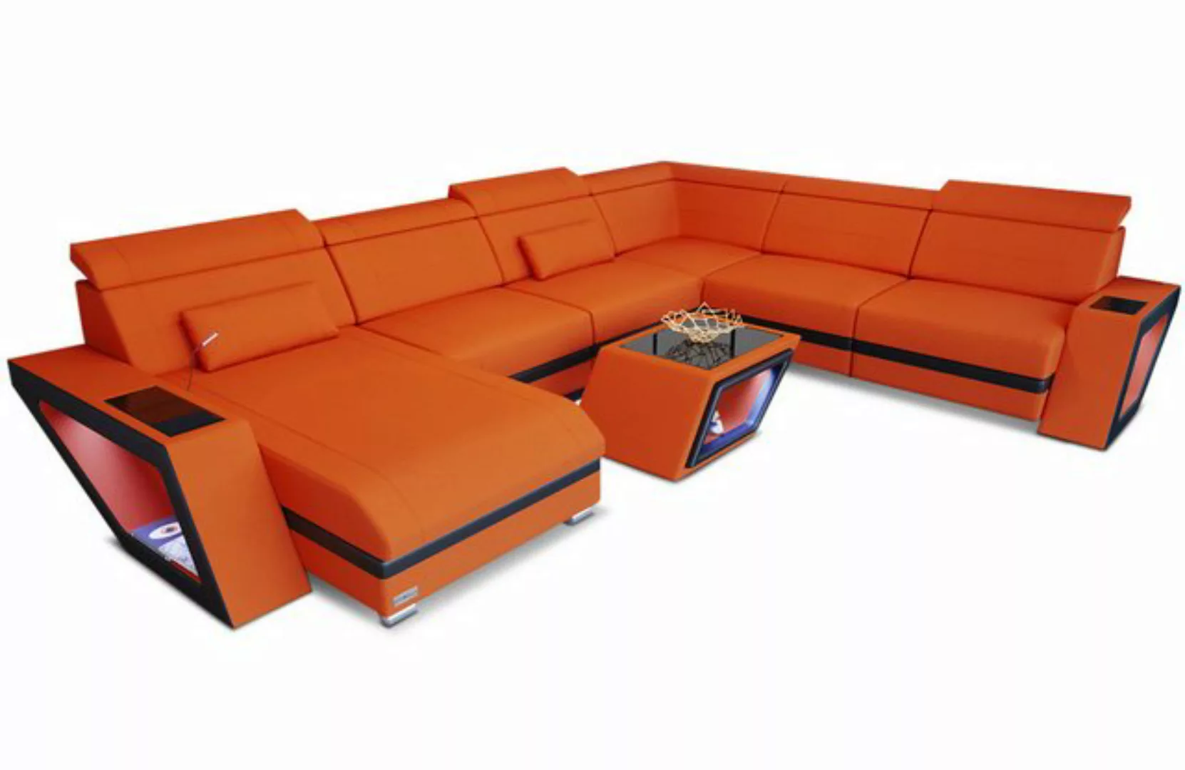 Sofa Dreams Wohnlandschaft Polster Stoff Couch Catania XXL U Form Stoffsofa günstig online kaufen