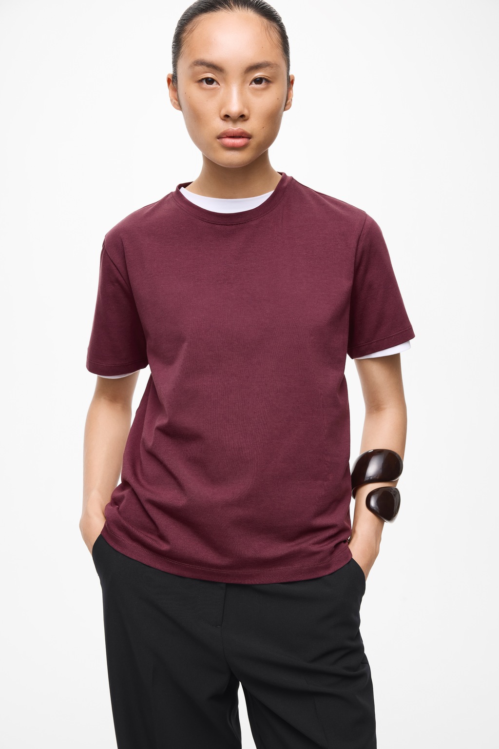 Vila Kurzarmshirt "VINORA S/S T-SHIRT - NOOS" günstig online kaufen
