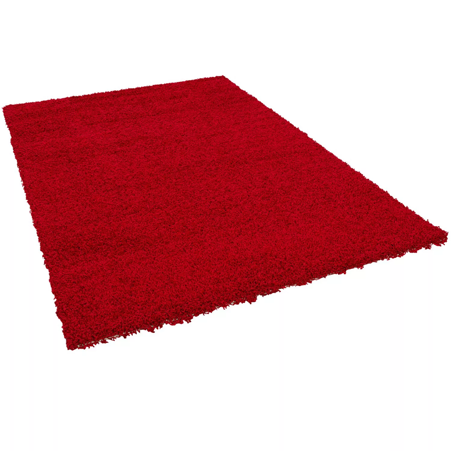 Pergamon Hochflor Langflor Teppich Aloha Rot 200x290cm günstig online kaufen