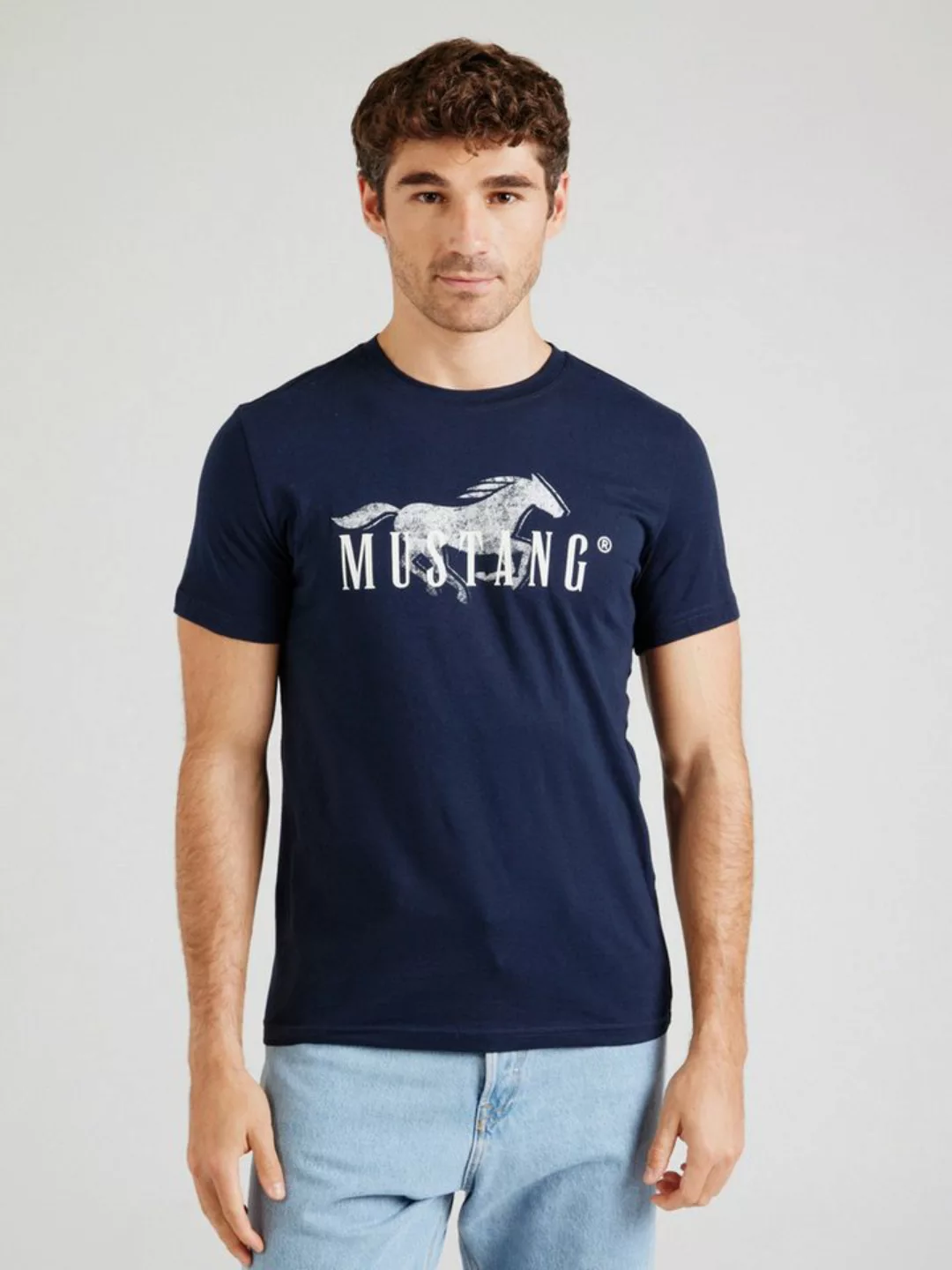 MUSTANG Kurzarmshirt T-Shirt günstig online kaufen