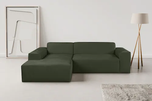 WERK2 Ecksofa Zeus-L, Curvy Trend Ecksofa mit urbaner Optik günstig online kaufen