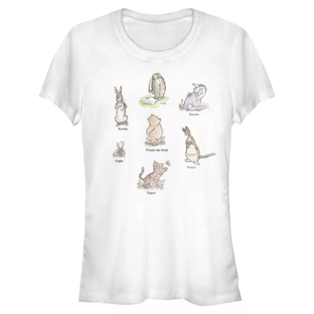 Disney - Winnie Puuh - Gruppe Winnie Poster - Frauen T-Shirt günstig online kaufen