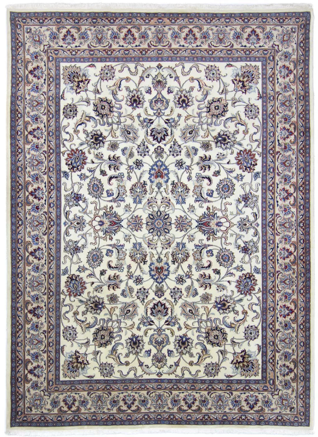 morgenland Wollteppich »Maschad Durchgemustert Beige 345 x 244 cm«, rechtec günstig online kaufen