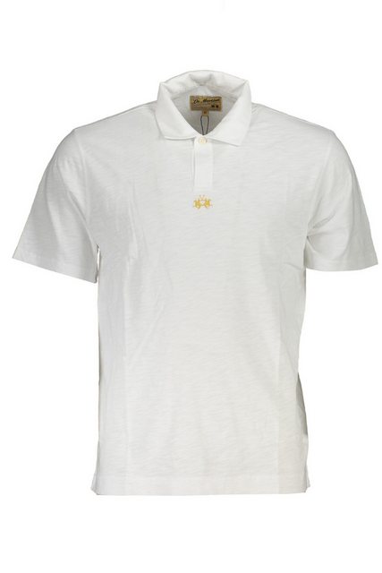 La Martina Poloshirt Weißes Herren Poloshirt mit Stickerei - Regular günstig online kaufen