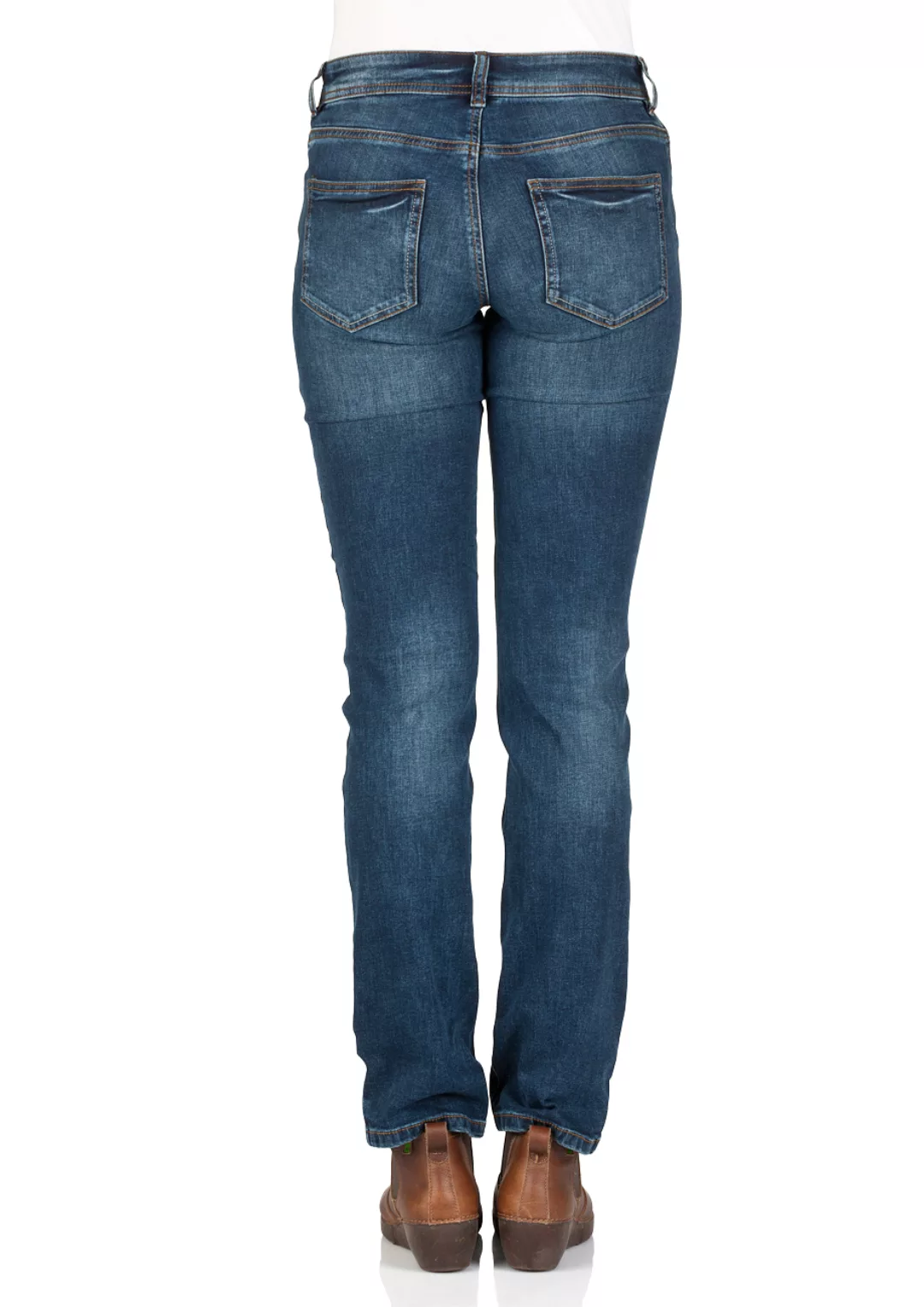 Tom Tailor Damen Jeans Alexa Straight - Straight Fit - Blau - Mid Stone Was günstig online kaufen