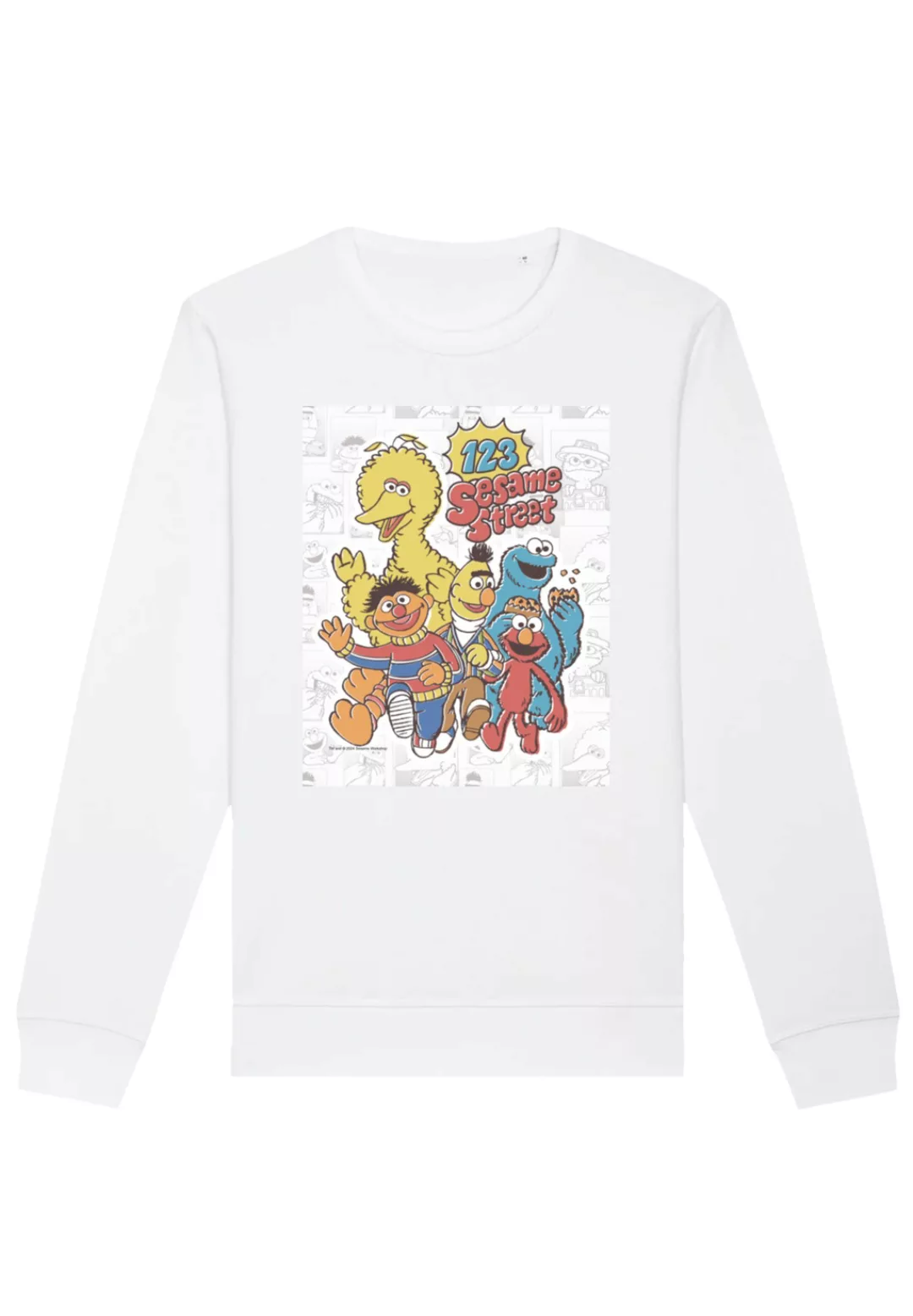 F4NT4STIC Sweatshirt "Sesamstraße 123", Premium Qualität günstig online kaufen