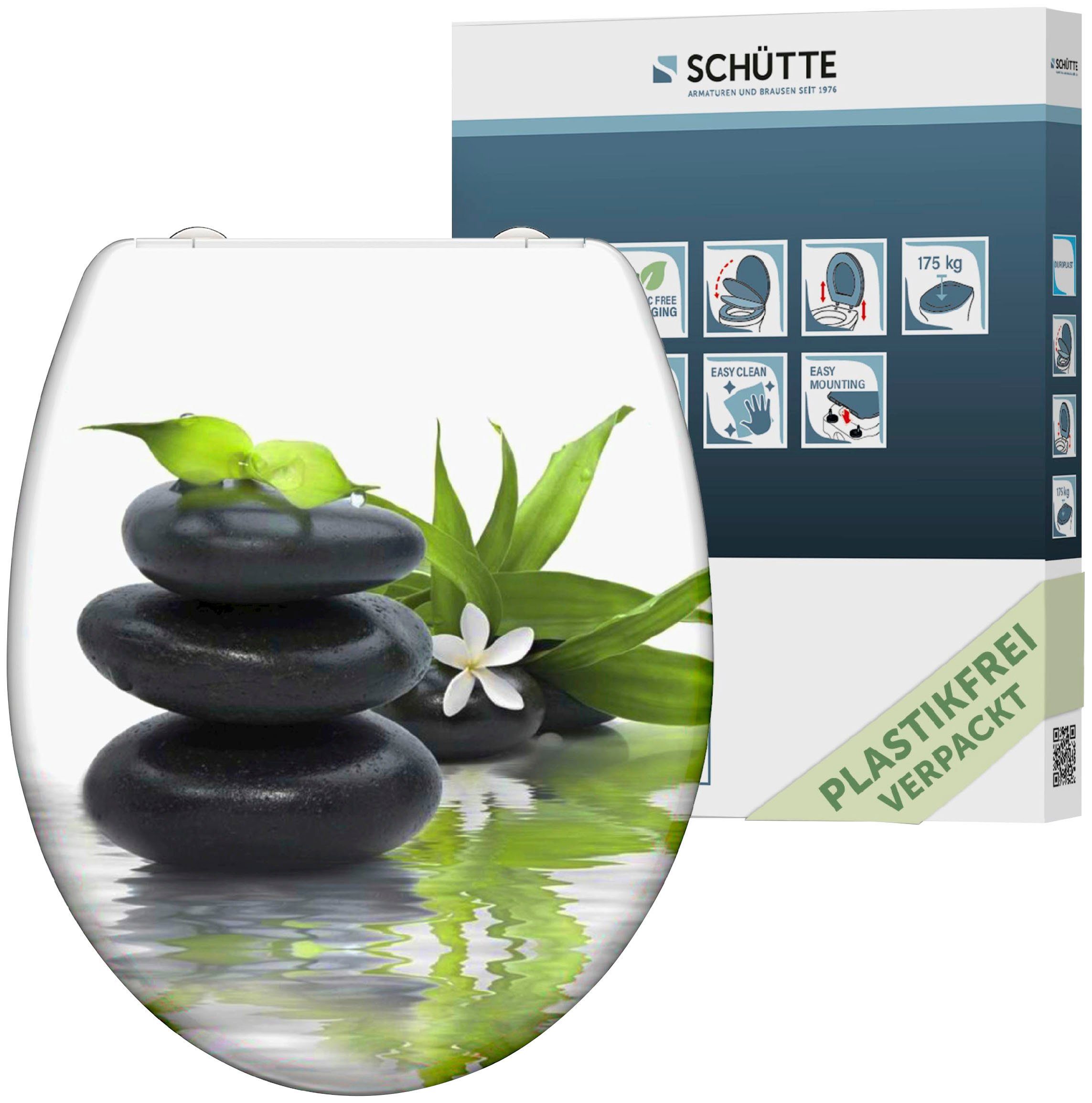 Schütte WC-Sitz Jasmin, Duroplast, Absenkautomatik, Schnellverschluss, günstig online kaufen