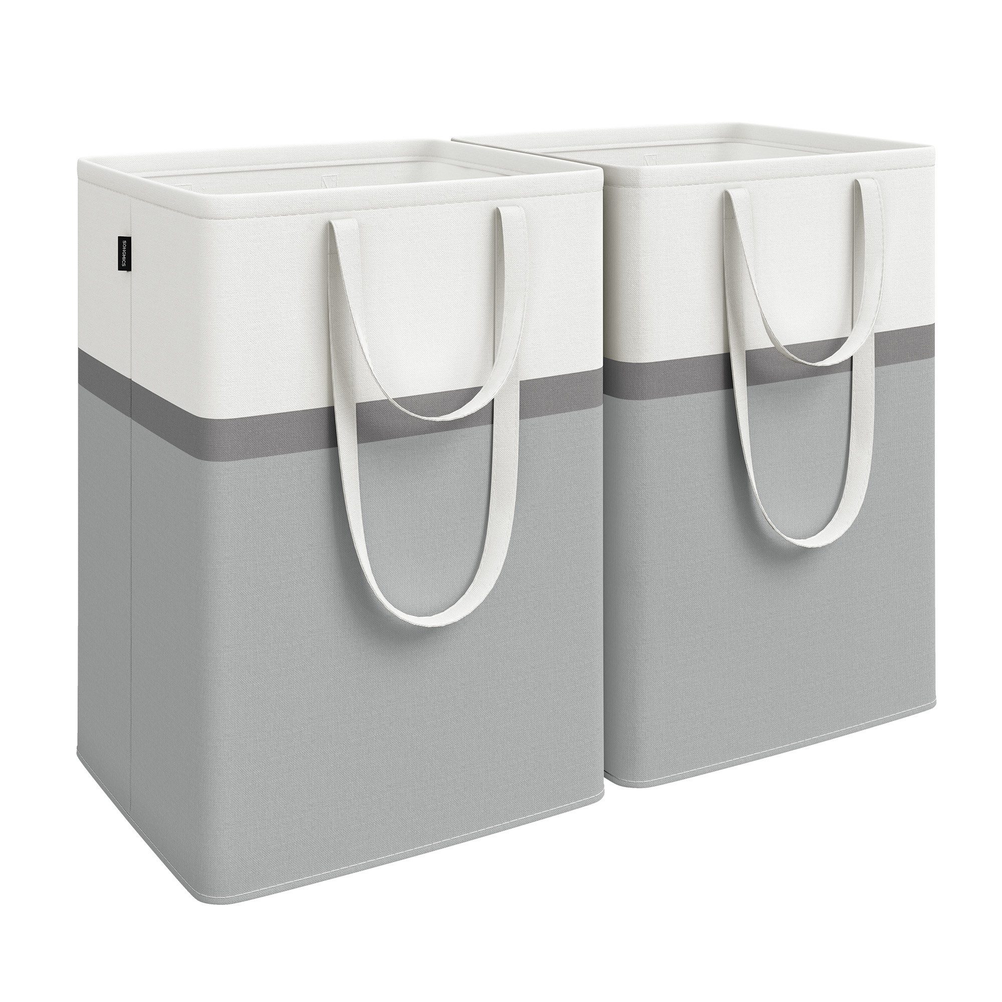 SONGMICS Wäschekorb, 2er Set, 110 L günstig online kaufen