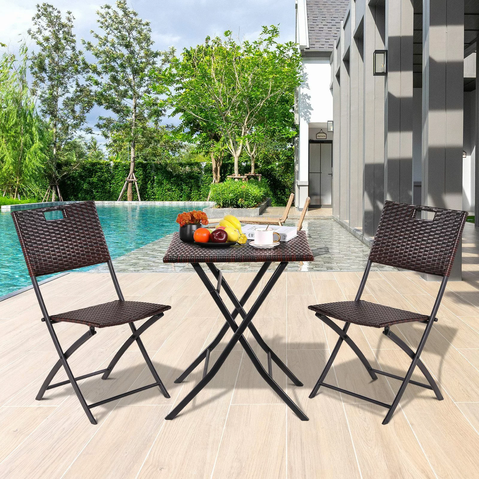 TLGREEN Balkonset Gartentisch- und Stuhlset, Gartenmöbel günstig online kaufen