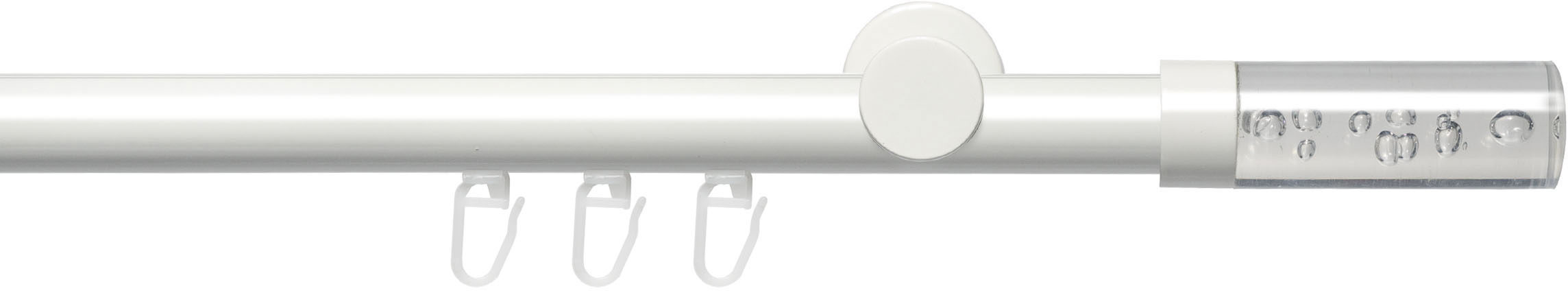 Liedeco Gardinenstange »Innenlaufgarnitur 20 mm Power Zylinder Acryl«, 1 lä günstig online kaufen