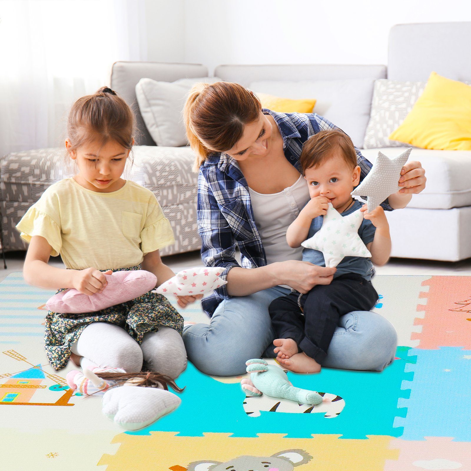 CCLIFE Puzzlematte Puzzlematte Krabbelmatte Spielmatte Baby günstig online kaufen