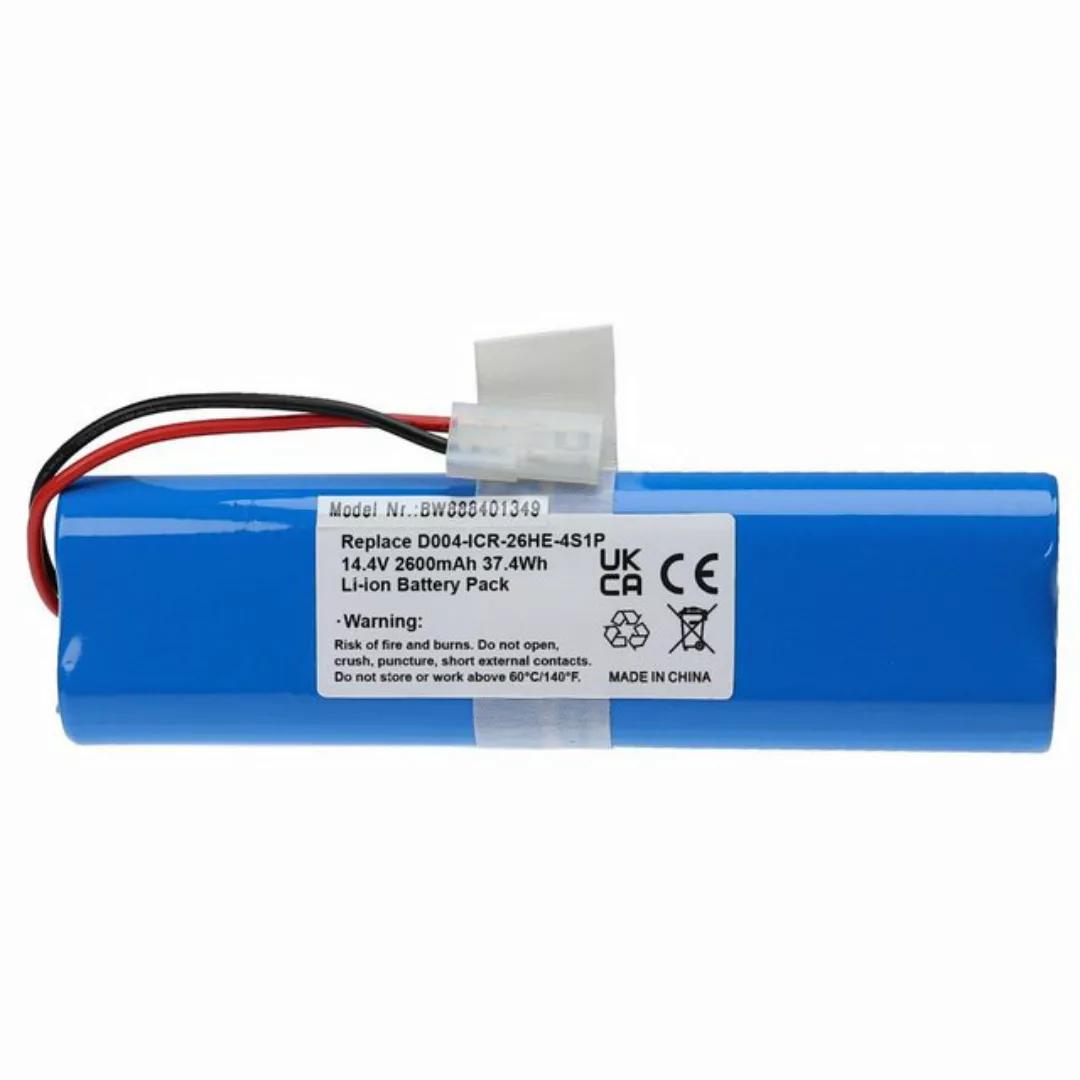 vhbw Ersatz für 360 D004-ICR-26HE-4S1P für Staubsauger-Akku Li-Ion 2600 mAh günstig online kaufen