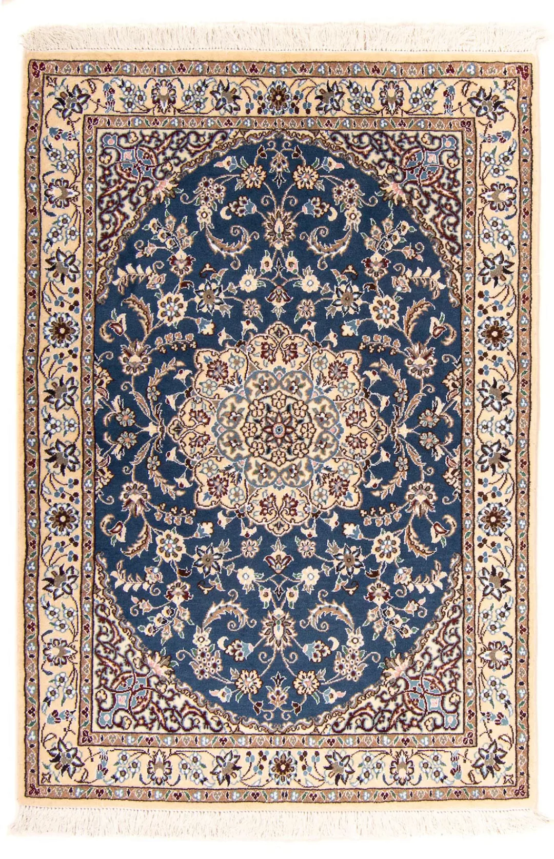 morgenland Orientteppich »Perser - Nain - Royal - 148 x 100 cm - dunkelblau günstig online kaufen