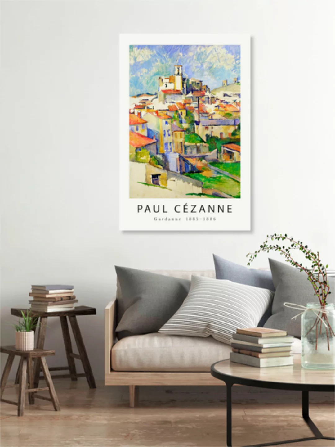 Poster / Leinwandbild - Gardanne Von Paul Cézanne günstig online kaufen