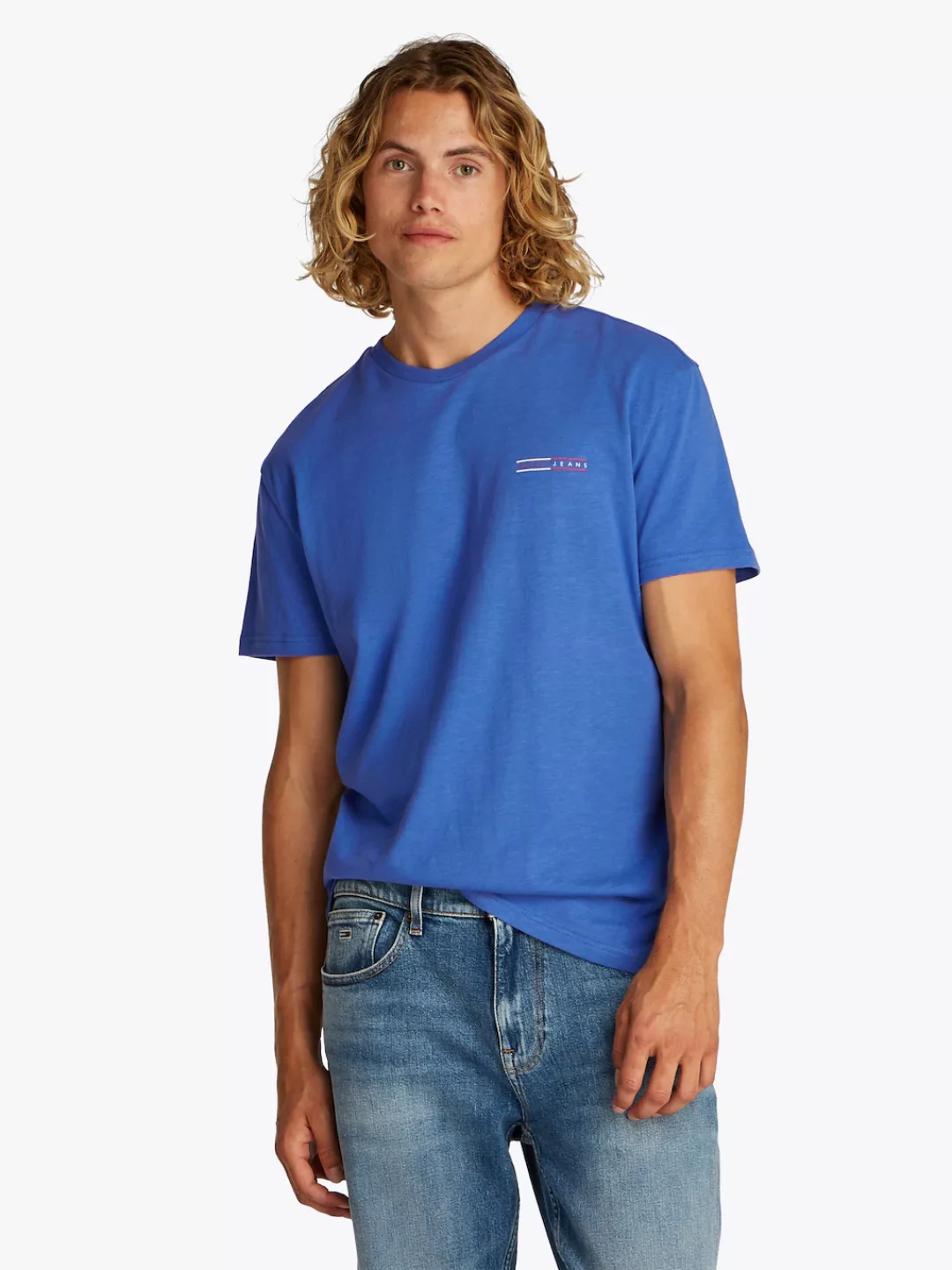 Tommy Jeans Kurzarmshirt "TJM REG GRAPHIC SLUB TEE EXT", Mit Rundhalsaussch günstig online kaufen