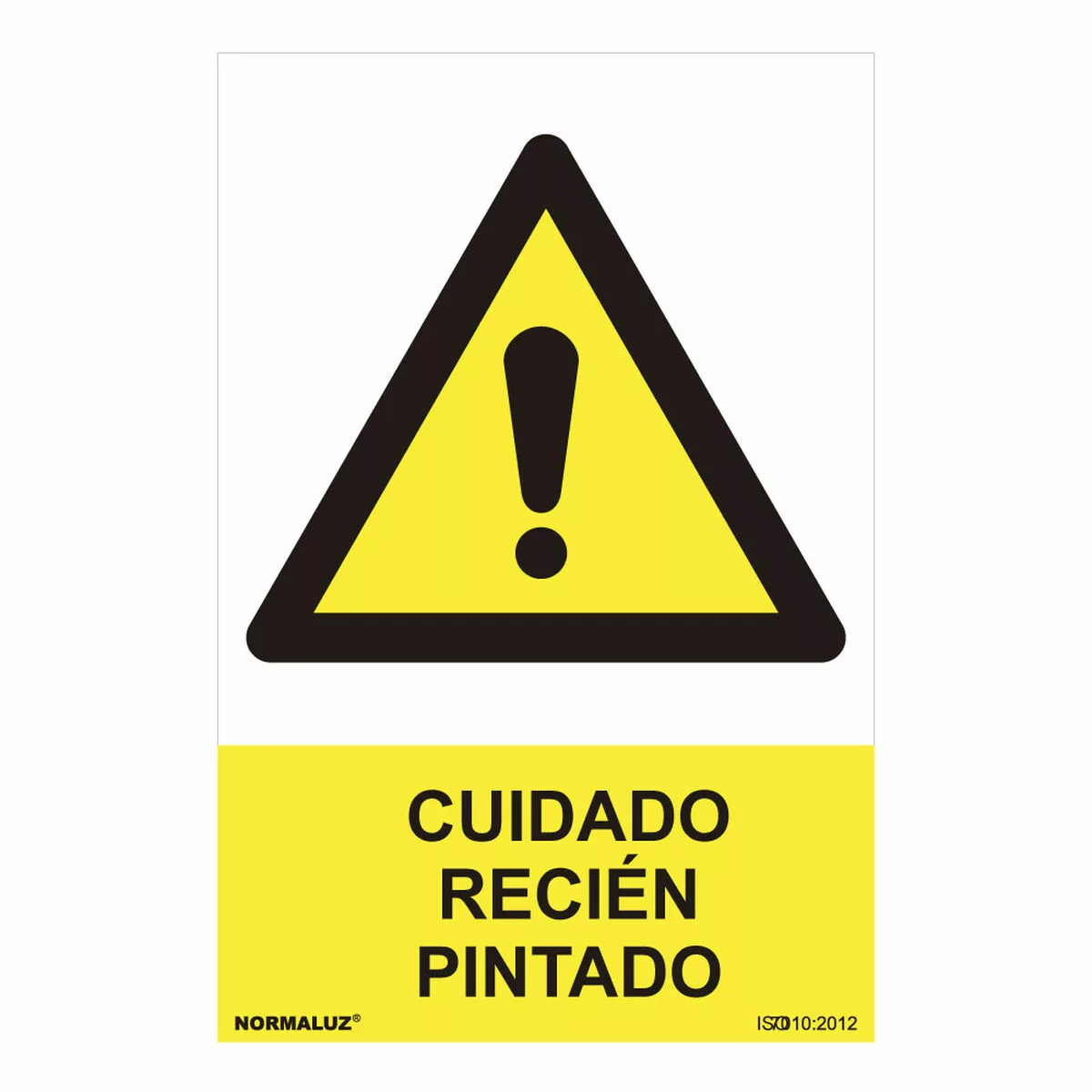 Schild Normaluz Cuidado Recién Pintado Pvc (30 X 40 Cm) günstig online kaufen